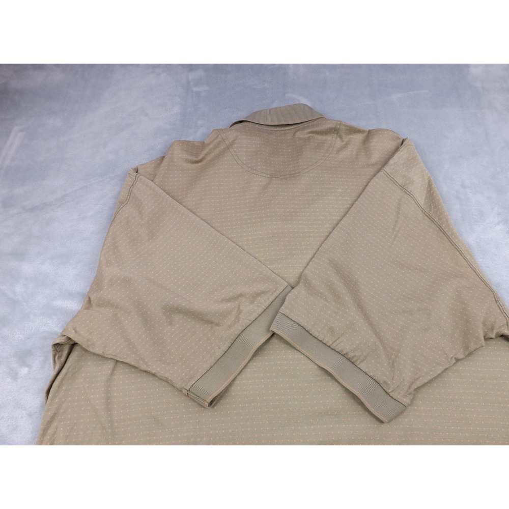 Haley Reserve Polo Shirts Men's XXL  Brn/Blk/Wht, Greenish Tan/Orange Set of Two - Picture 14 of 16